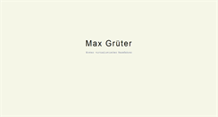 Desktop Screenshot of grueter.com
