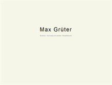 Tablet Screenshot of grueter.com